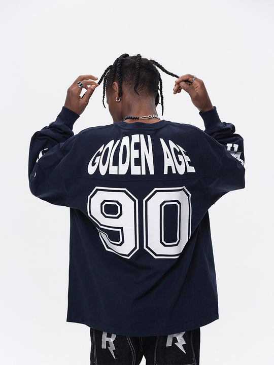 UNTILWERICH 90 Logo Hockey Long Sleeve Jersey Tee | Face 3 Face