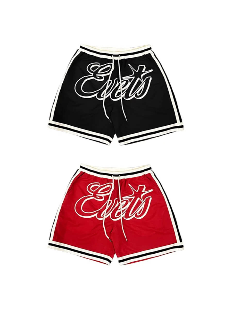 EVETS Color Block Logo Basketball Shorts | Face 3 Face