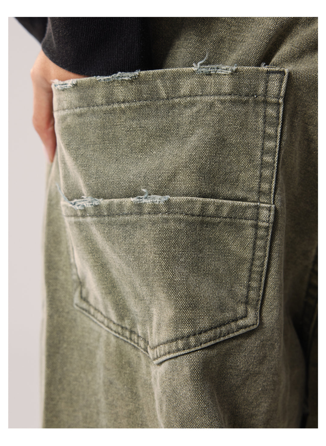 Remedy Washed Star Studs Work Jeans | Face 3 Face