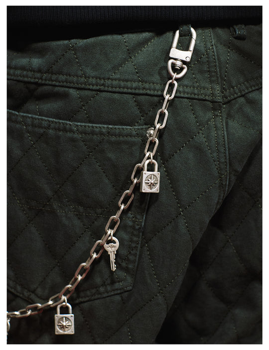 Remedy Key Lock Metal Wallet Chain | Face 3 Face