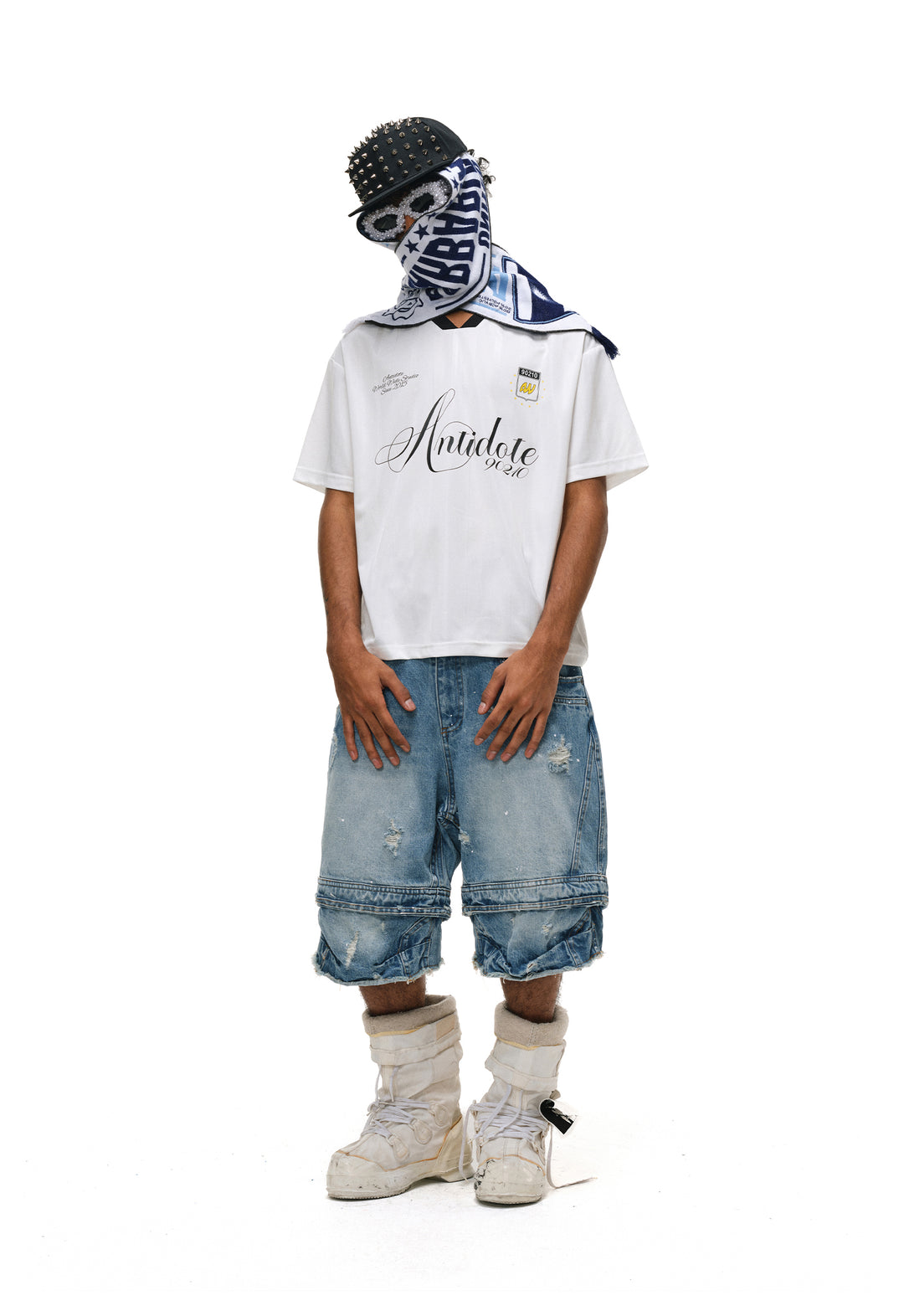 ANTIDOTE Striped Jersey Polo | Face 3 Face