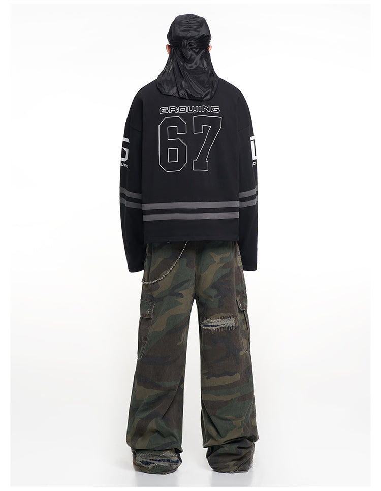 F3F Select 67 Number Long Sleeve Hockey Jersey | Face 3 Face