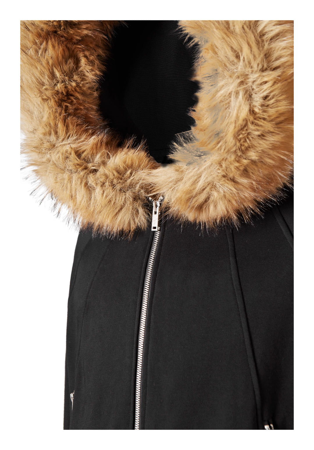 KARMANISTIC Fur Collar Hooded Jacket | Face 3 Face
