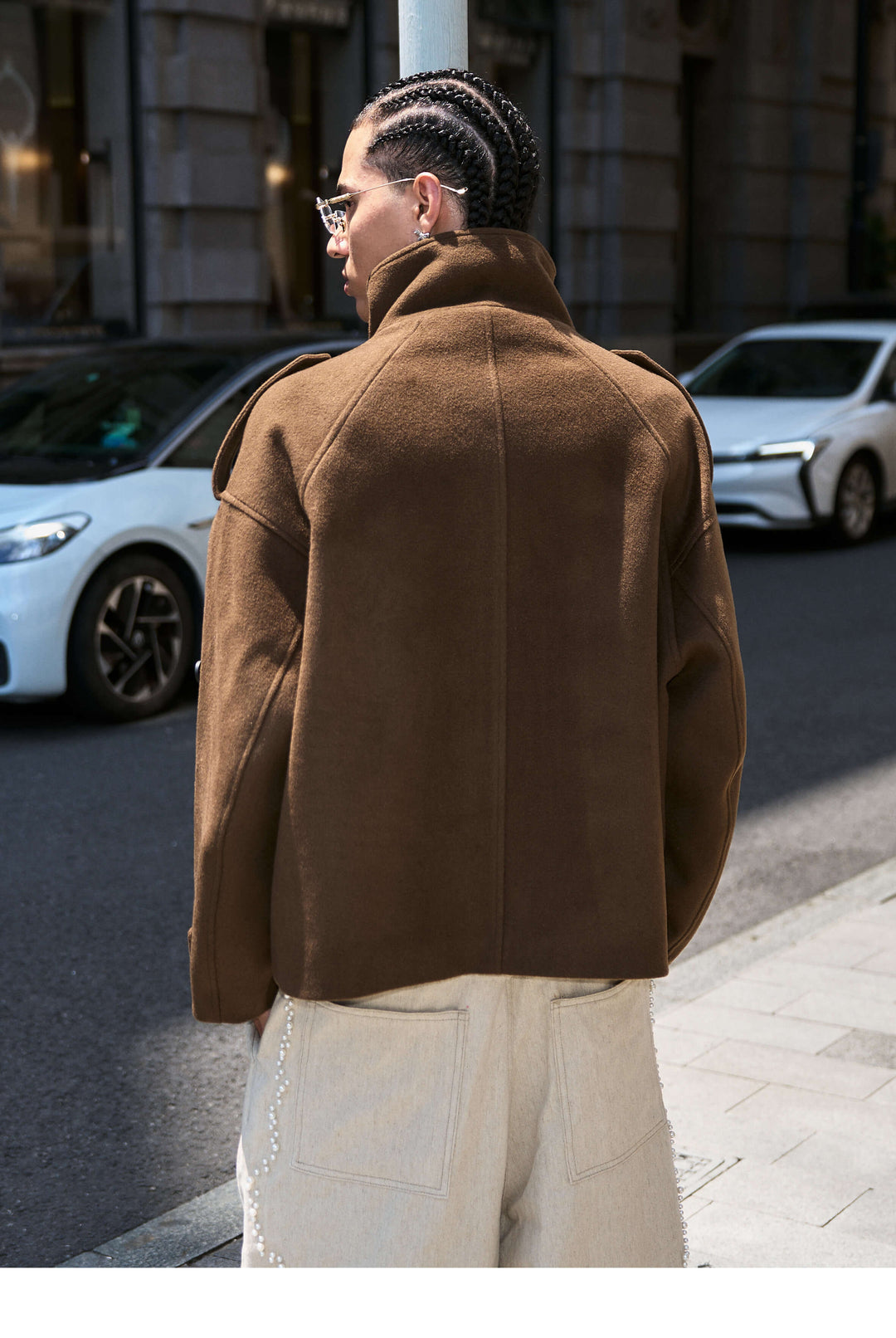 STEEPC Pure Wool Mid Length Coat | Face 3 Face