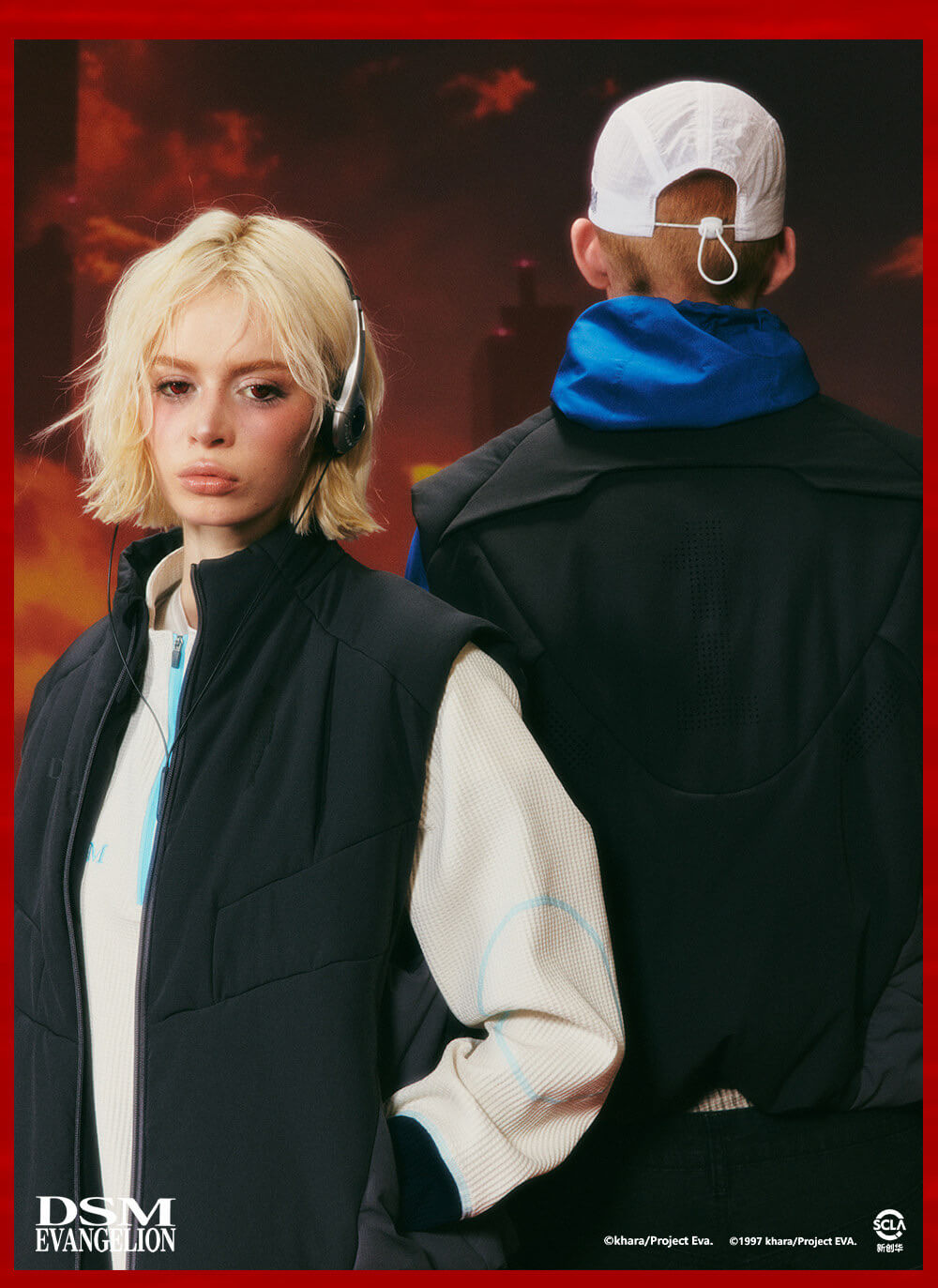 DSM x EVA Plugsuit Inspired Utility Vest | Face 3 Face