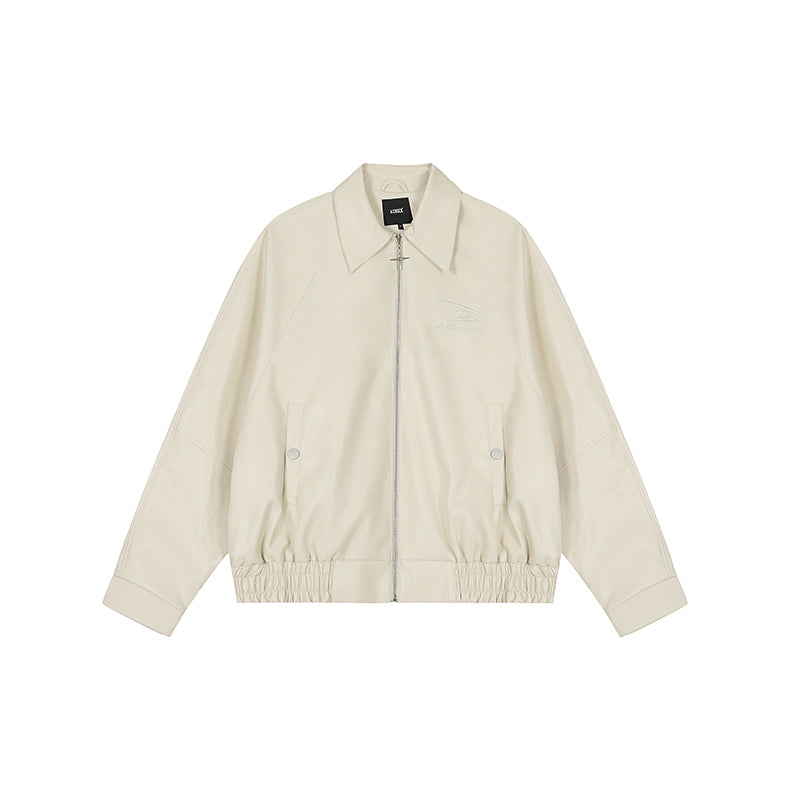 Achock Logo Motorcycle Leather Jacket