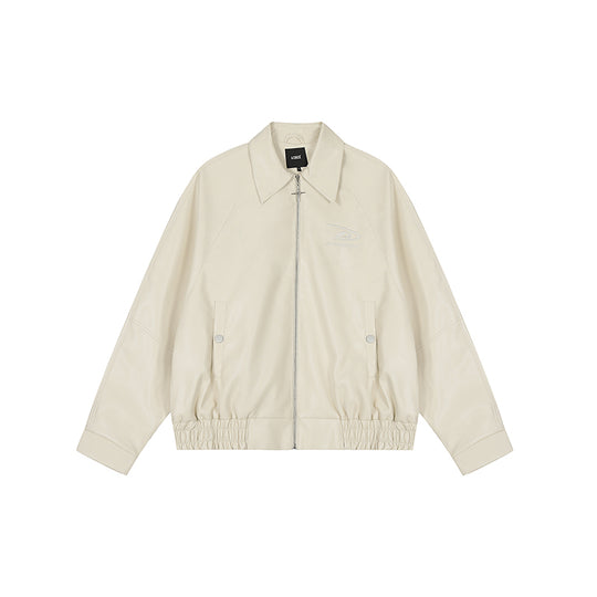 Achock Logo Motorcycle Leather Jacket