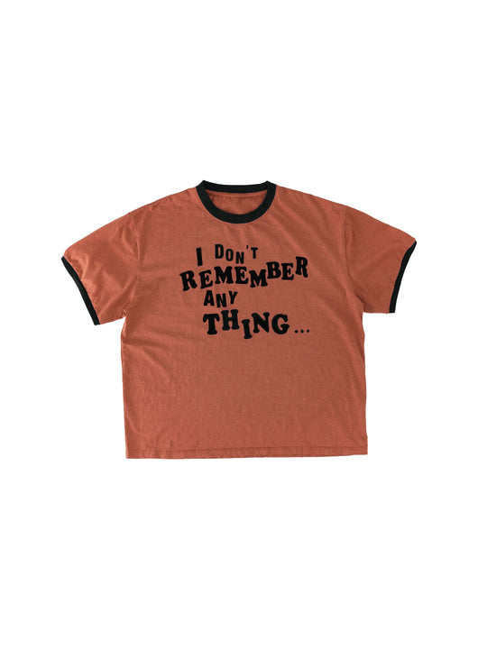 LIBERAFIT Vintage Slogan Print Short Sleeve Ringer Tee | Face 3 Face