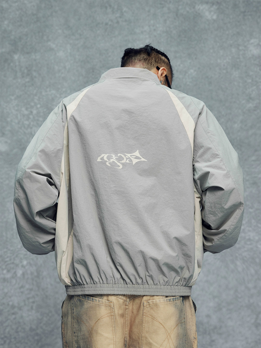 1807 Graffiti Logo Patchwork Coach Jacket | Face 3 Face