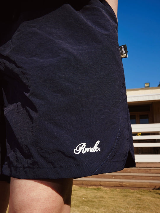 Remedy Embroidered Nylon Sports Shorts | Face 3 Face