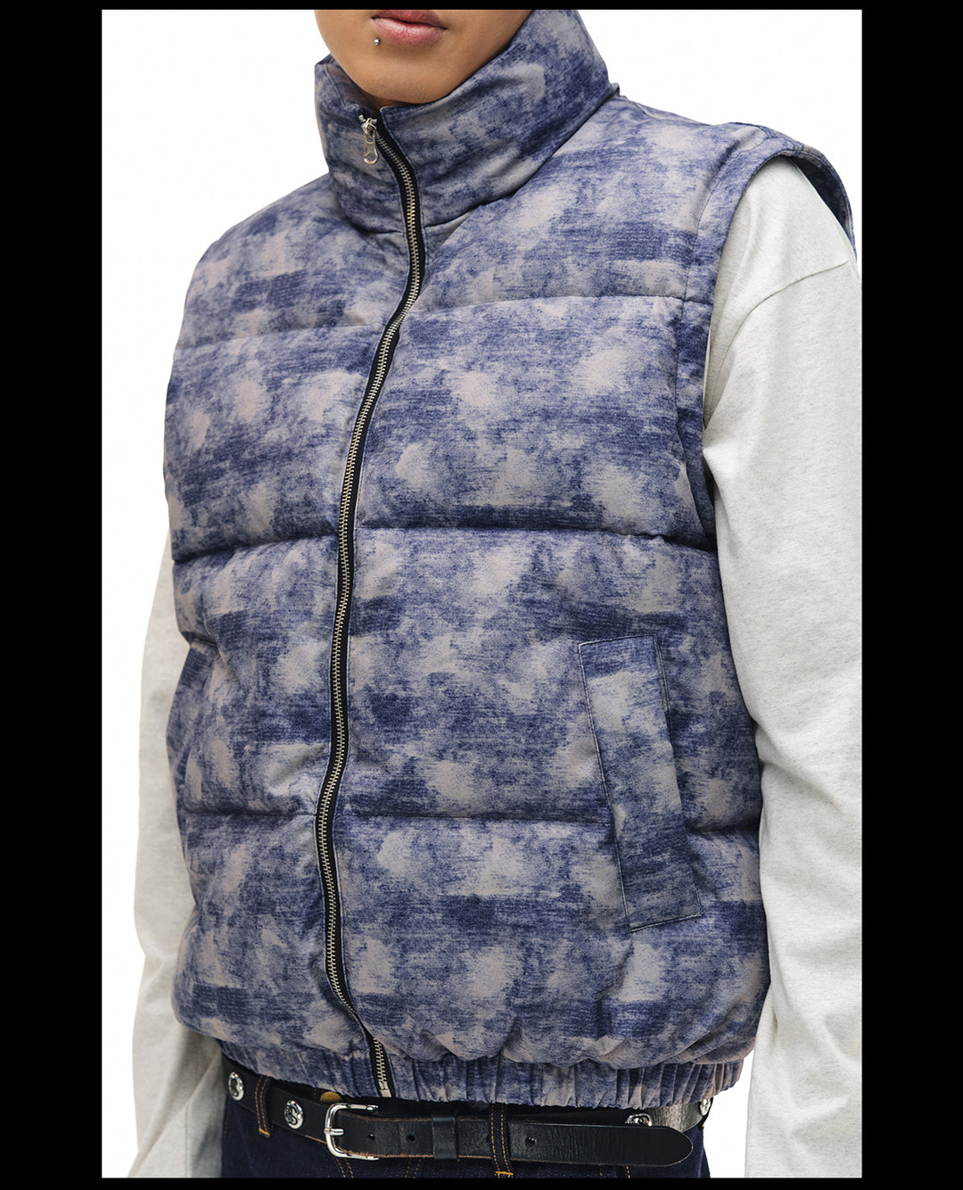 NOVACAM Digital Print Puffer Vest | Face 3 Face