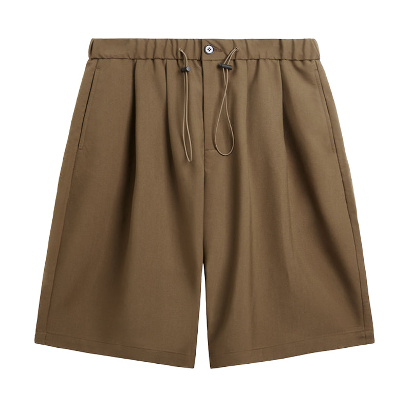 F3F Select Two Tuck Wide Legged Casual Suit Shorts