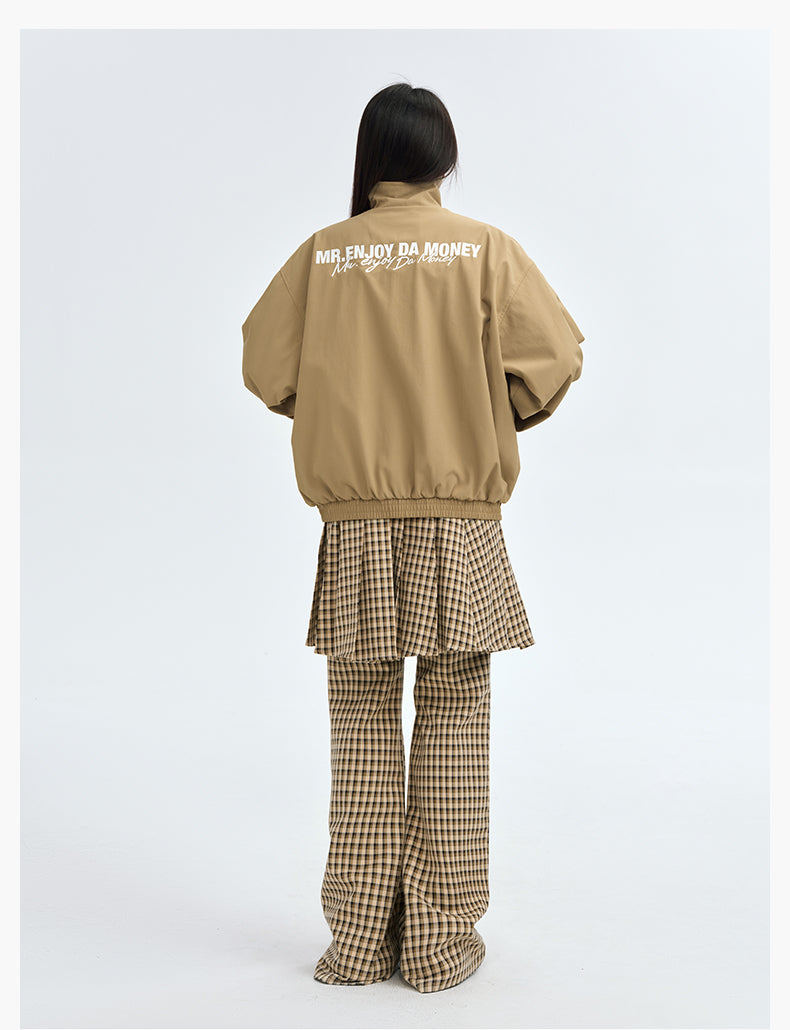 MEDM Basic Logo Embroidered Track Jacket | Face 3 Face