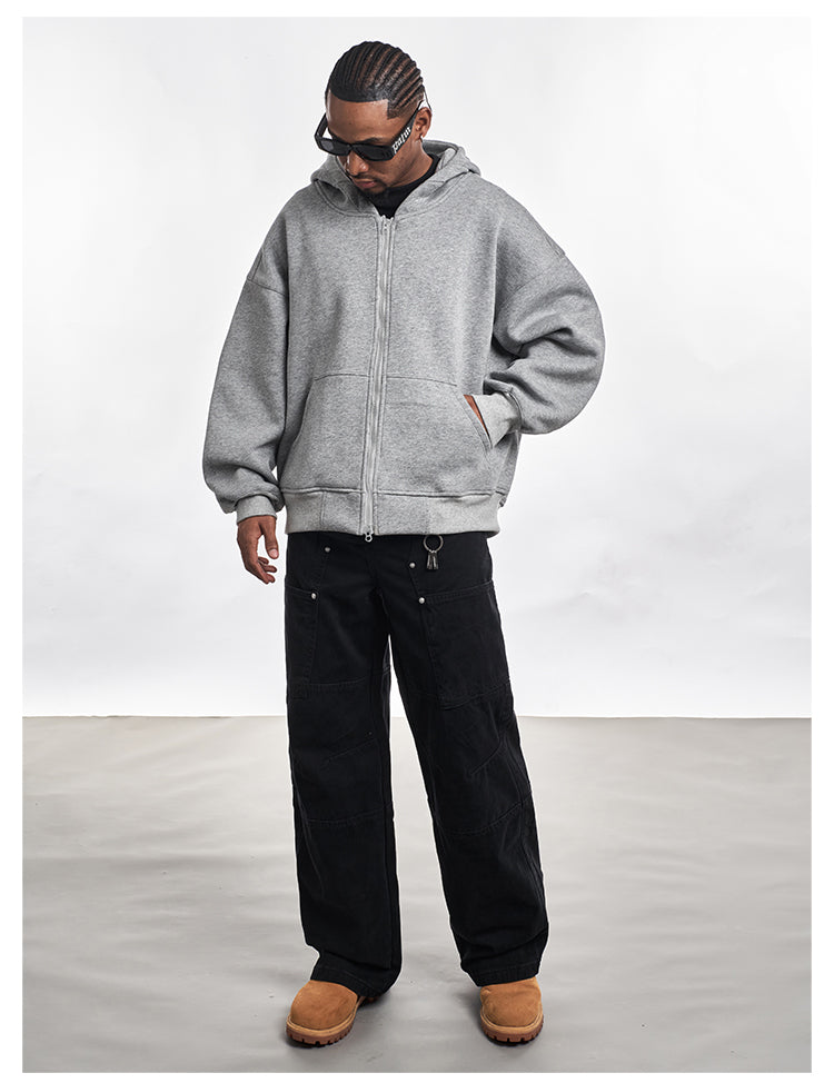 F3F Select Basic Oversize Zip Up Hoodie | Face 3 Face