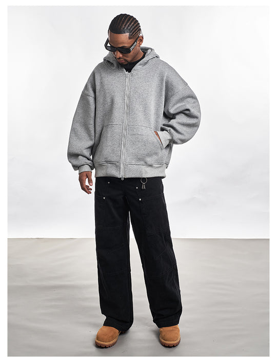 F3F Select Basic Oversize Zip Up Hoodie | Face 3 Face