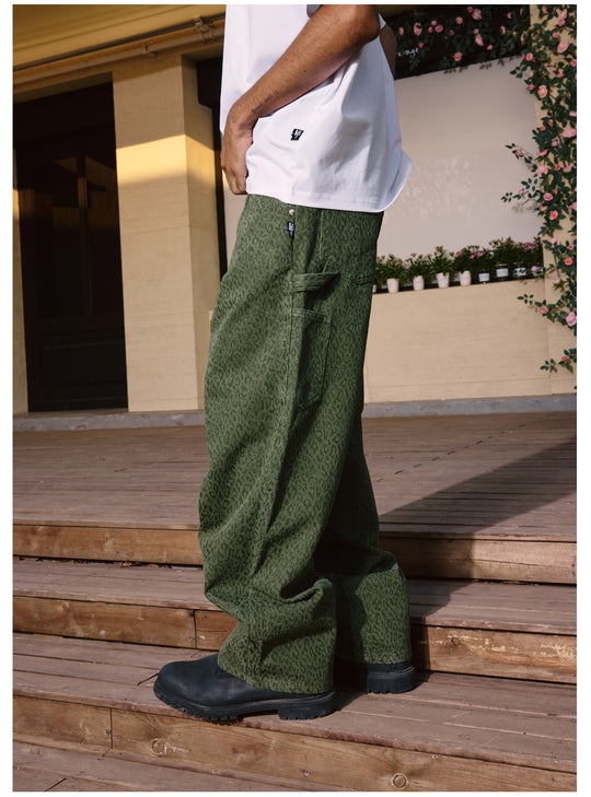 Remedy Leopard Work Painter Pants | Face 3 Face