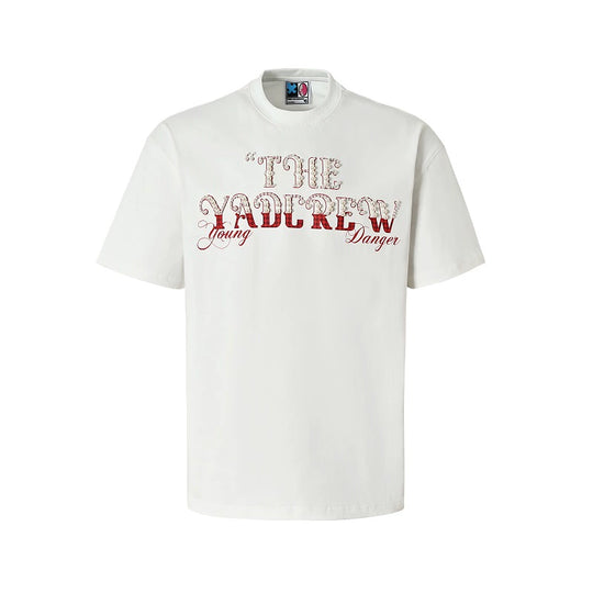 YADcrew Checkerboard Patchwork Pearl Logo Tee | Face 3 Face