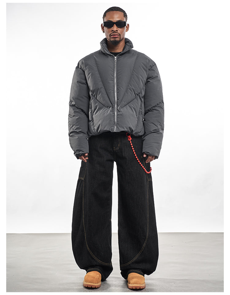 F3F Select Deconstructed Lines Puffer Jacket | Face 3 Face