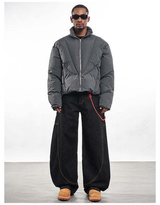 F3F Select Deconstructed Lines Puffer Jacket | Face 3 Face