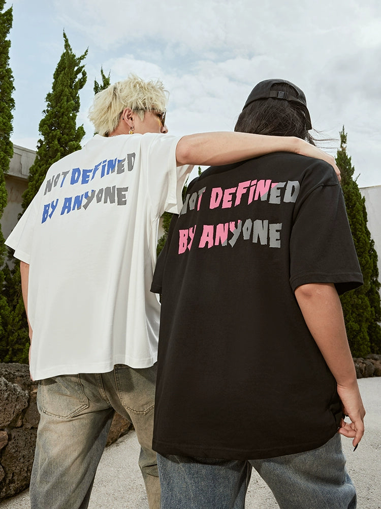 Graphic Tee | Achock Handwritten Slogan Print Tee | Face 3 Face