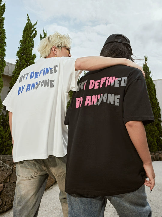 Graphic Tee | Achock Handwritten Slogan Print Tee | Face 3 Face