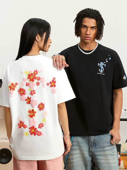 Small Town Kid Daisy Flower Logo Tee | Face 3 Face