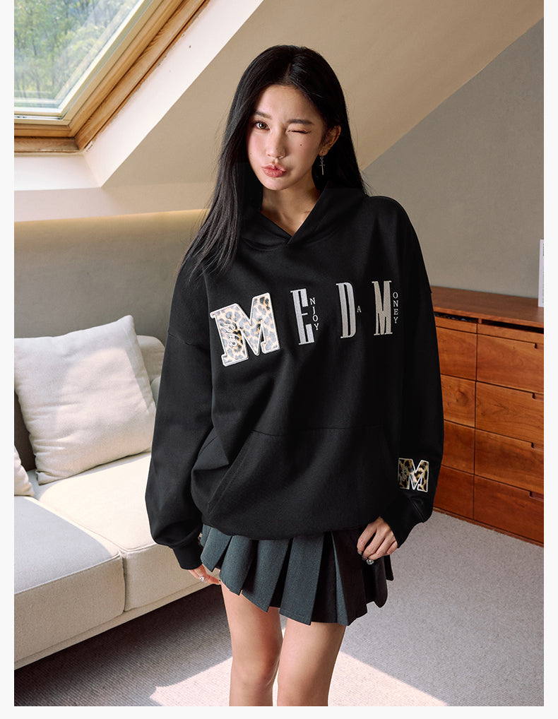 Shop Now MEDM Animal Texture Velcro Hoodie – Face 3 Face