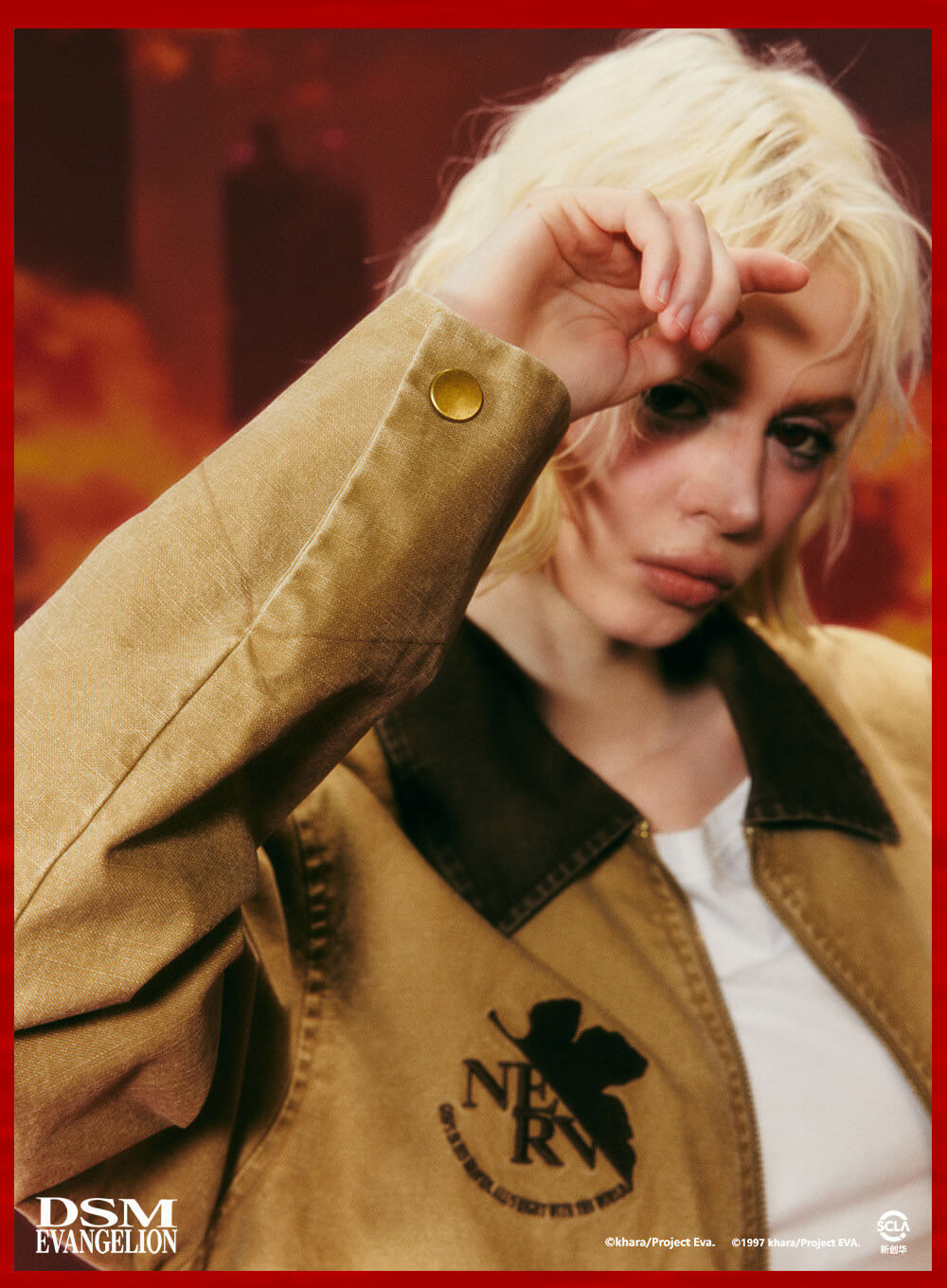 DSM x EVA Shinji and Rei Washed Detroit Jacket | Face 3 Face