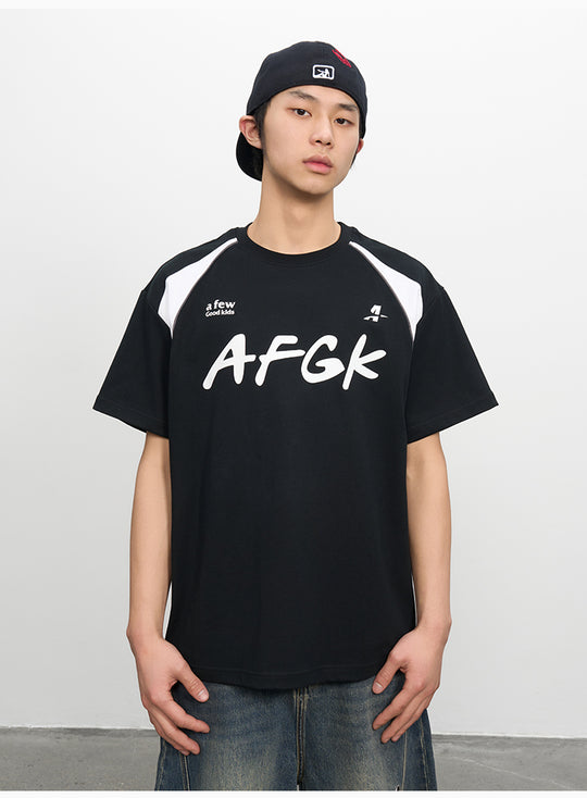 AFGK Mesh Patchwork Jersey Tee | Face 3 Face