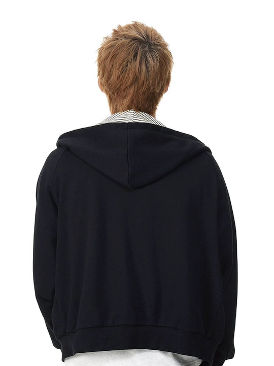 EVILKNIGHT(EK) Striped Hood Lining Zip Up Hoodie | Face 3 Face