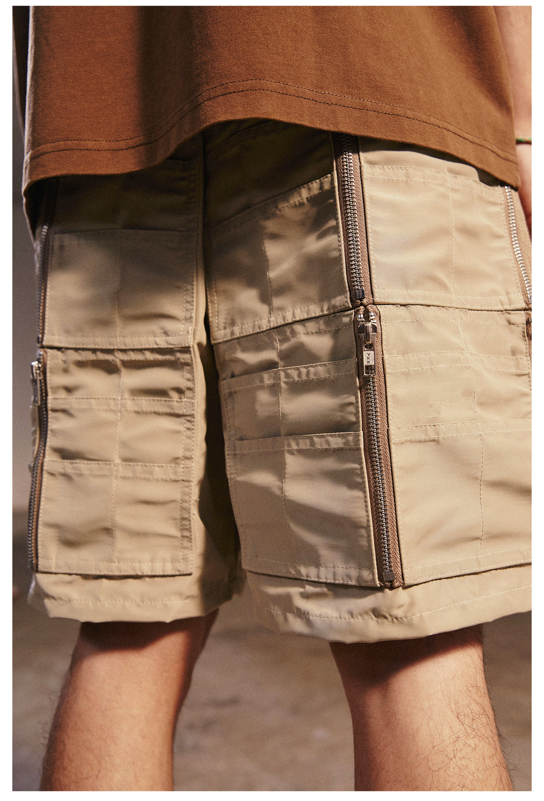 Remedy Multi Pocket Zipper Work Shorts | Face 3 Face