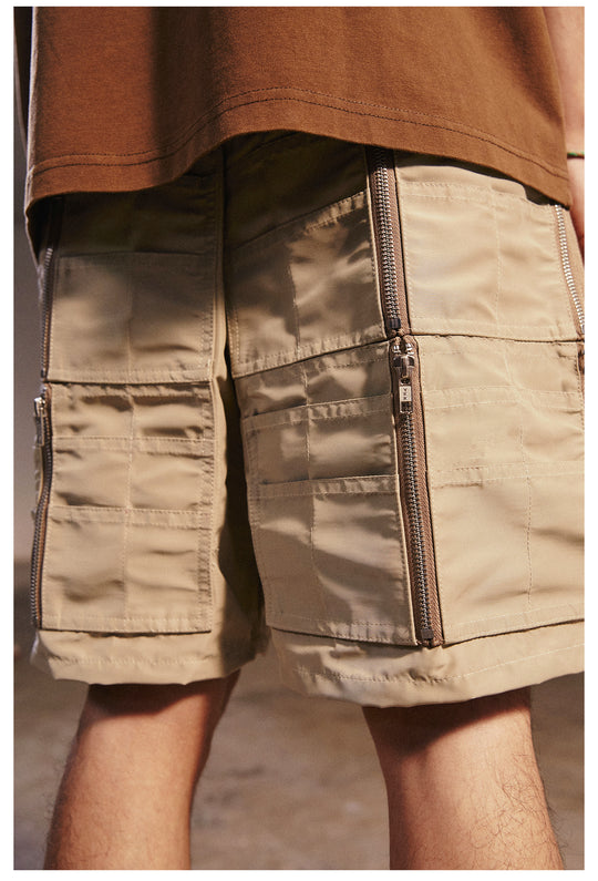 Remedy Multi Pocket Zipper Work Shorts | Face 3 Face