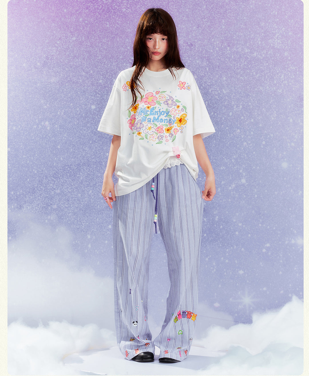 MEDM Graffiti Flower Print Tee | Face 3 Face