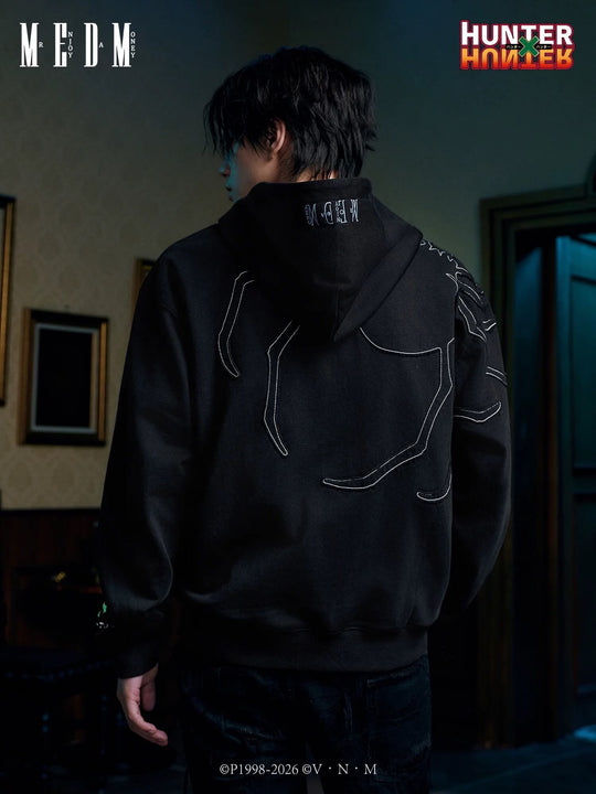 MEDM × HUNTER×HUNTER Phantom Troupe Spider Patch Zip Up Hoodie | Face 3 Face