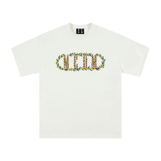 MEDM Capsule Wreath Embroidery Tee