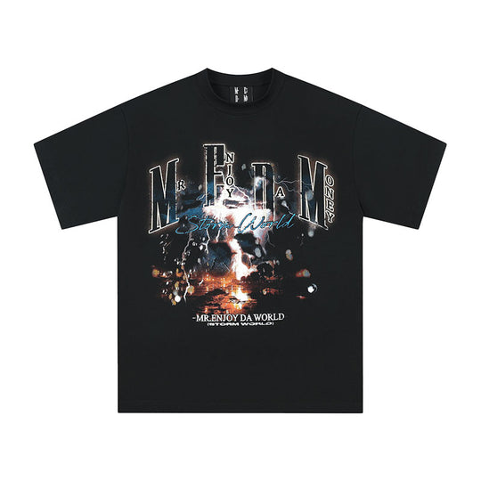 MEDM Lightning Printed Tee