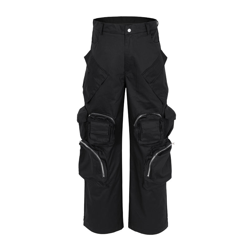 F3F Select Functional Multi Pocket Black Work Cargo Pants