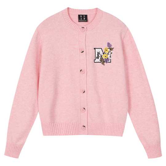MEDM Floral Embroidered Knit Cardigan | Face 3 Face