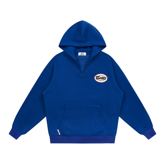 EMPTY REFERENCE Vintage Slogan Print Hoodie