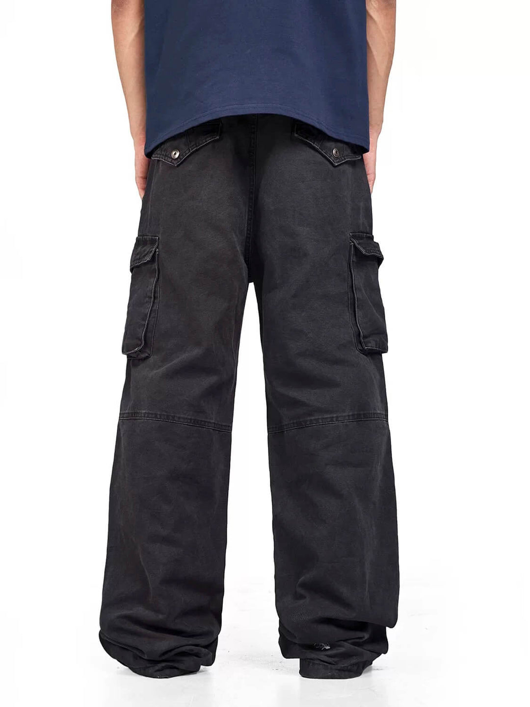 F3F Select Relaxed Fit Washed Utility Cargo Pants