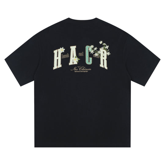 Harsh and Cruel HACR Ethnic Flower Patch Embroidery Tee | Face 3 Face
