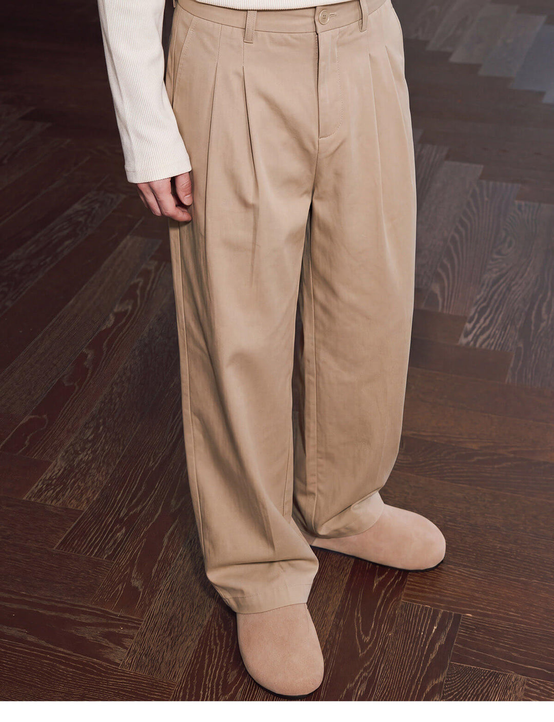 MEDM Linen Double Pleat Suit Pants | Face 3 Face