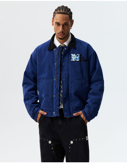 MEDM Camouflage Velcro Patch Detroit Jacket | Face 3 Face