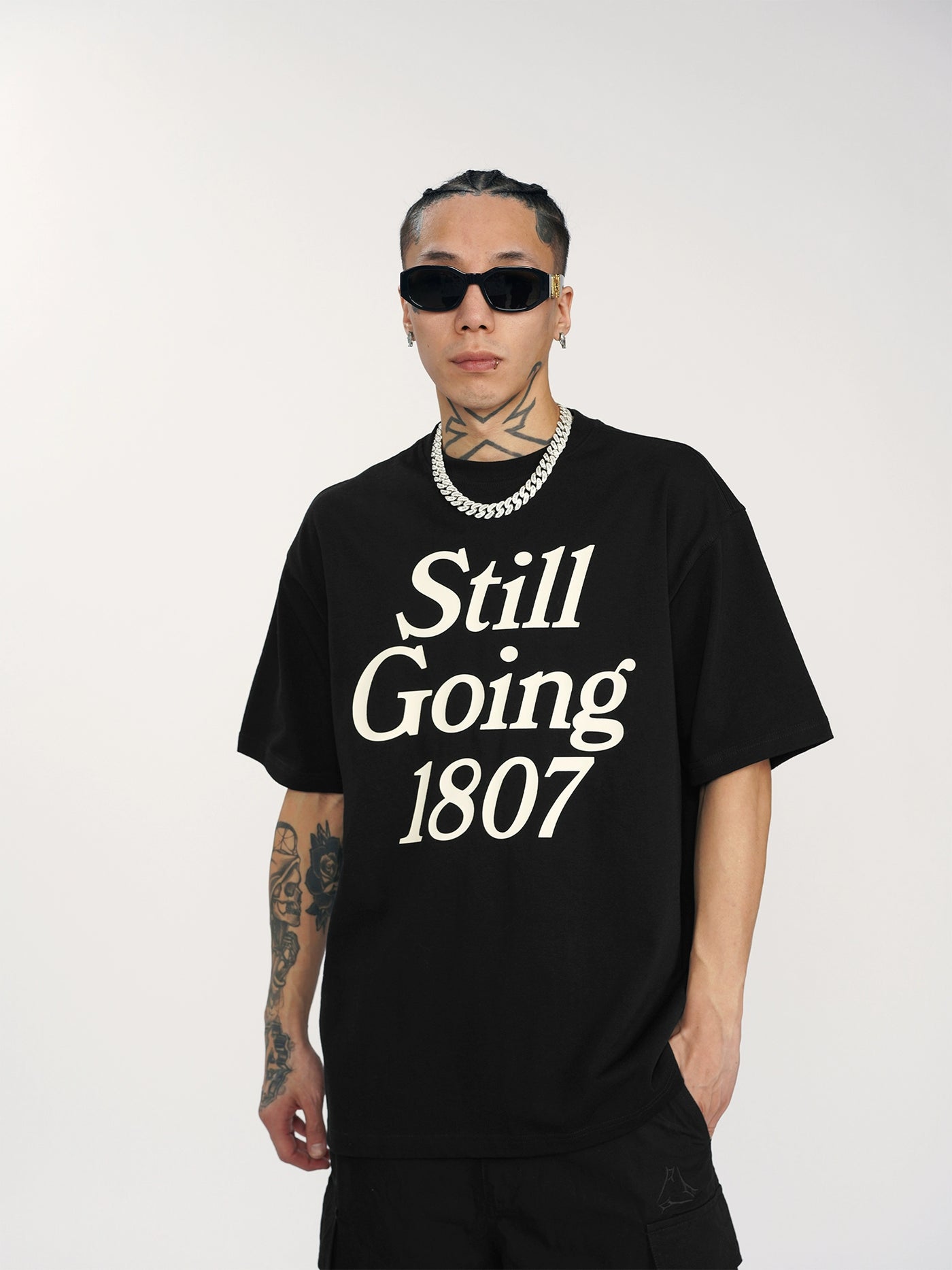 1807 STILL GOING Large Print Tee | Face 3 Face