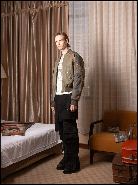 SOD Co. Reversible Colorblock MA-1 Bomber Jacket | Face 3 Face