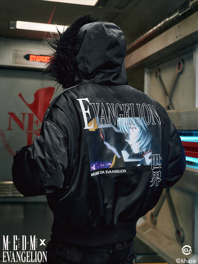 MEDM x EVA Unit-00 Famous Scene Bomber Down Jacket | Face 3 Face