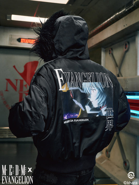 MEDM x EVA Unit-00 Famous Scene Bomber Down Jacket | Face 3 Face