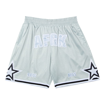 AFGK Logo Star Mesh Basketball Shorts | Face 3 Face