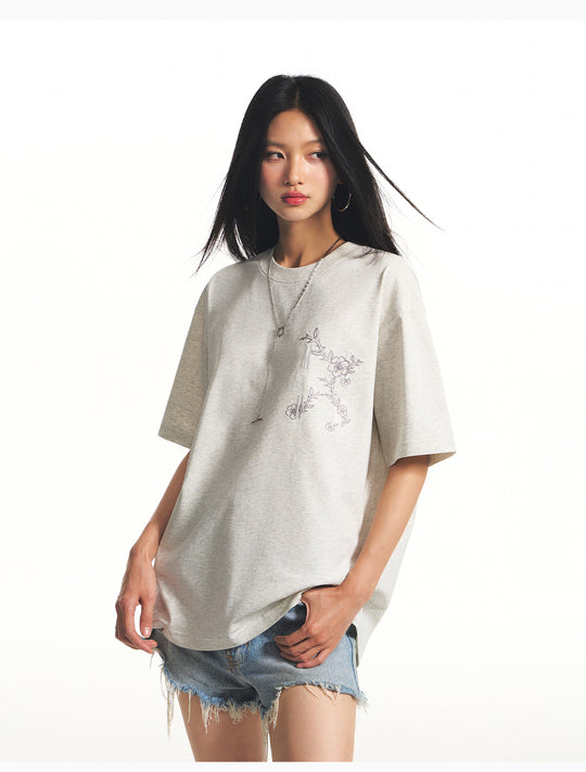 MEDM UV Resistant Flower Logo Tee | Face 3 Face