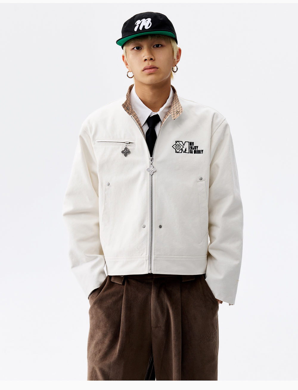 MEDM Plaid Lined Work Jacket | Face 3 Face